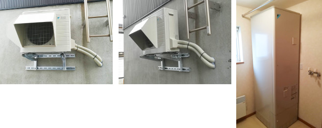 石狩市O様邸エコキュート施工事例
